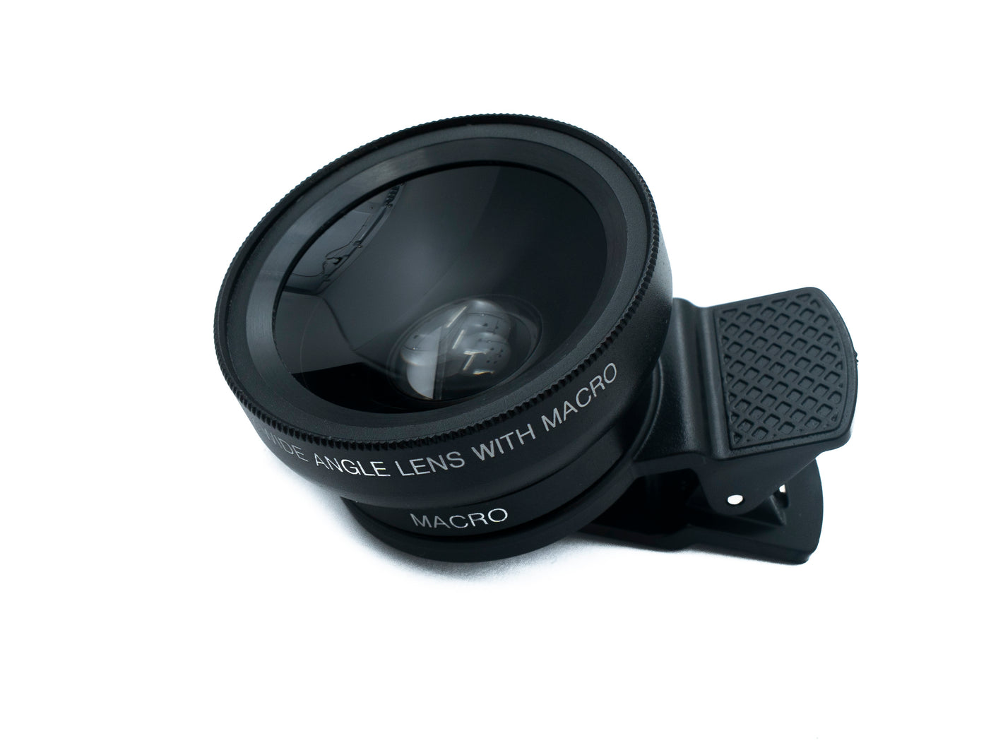 SYSTEM-S Makro Linse 0,45x Zoom Close Up Filter Kit mit Clip Beutel in Schwarz