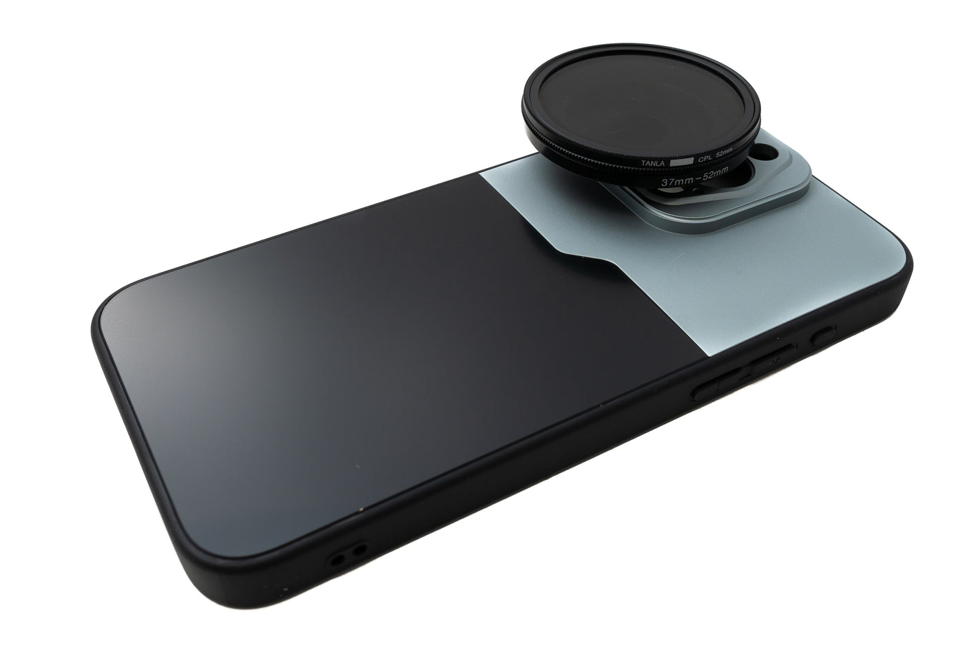 SYSTEM-S CPL Filter 52 mm Circular Polarizer Lens with Thread Case for iPhone 15 Pro Max