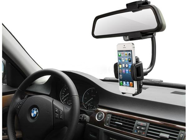 System-S KFZ Auto Rückspiegel Halterung Halter Haltearm für GPS Handy