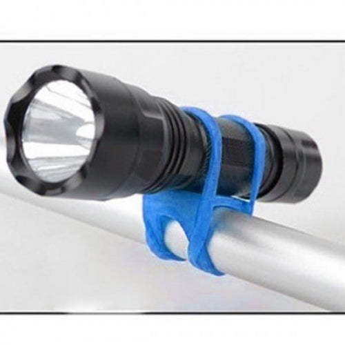 taschenlampe als fahrradbeleuchtung System-S Silikonband Fahrrad-Licht Halterung Befestigung Taschenlampen