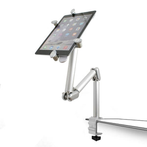 SYSTEM-S Universal Schwanenhals Tisch Halterung Halter 3-gelenkiger Haltearm Haltearm für Tablet PC's ebook Reader