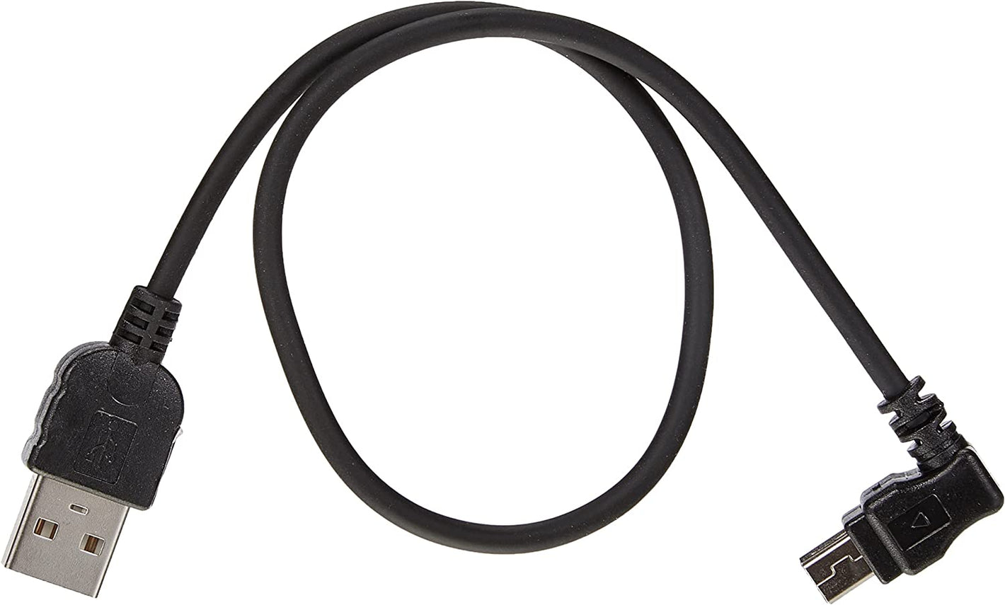 Câble SYSTEM-S USB 2.0 30 cm Mini B Femelle vers Type A Mâle Adaptateur Angle pour Garmin