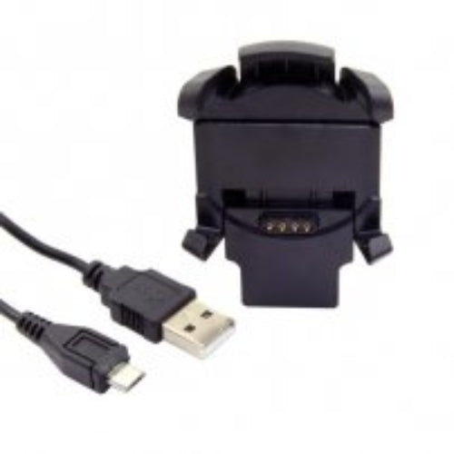 Cable USB 2.0 SYSTEM-S Cable de carga de 80 cm para smartwatch Garmin Fenix 3 en color negro