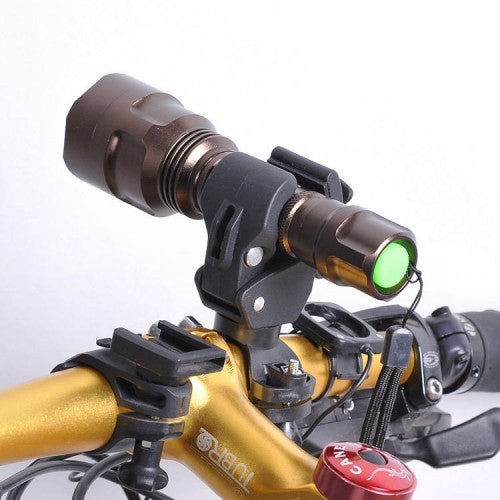 SYSTEM-S Universal Fahrrad Licht Halterung Befestigung Taschenlampen H