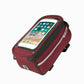 SYSTEM-S Bicycle Bag Holder in Red for Smartphone