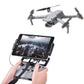 Attacco porta tablet con tracolla nera per telecomando drone DJI