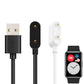 SYSTEM-S USB 2.0 cable in black charging cable for Huawei Watch Fit Smartwatch