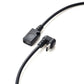 SYSTEM-S USB 3.1 Kabel 30 cm Typ C Stecker zu 2.0 Micro B Buchse 180° U Turn Winkel Adapter