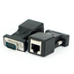 SYSTEM-S Ethernet VGA over IP Konverter 2x VGA Stecker zu LAN RJ45 Buchse 20m Reichweite