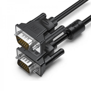 SYSTEM-S VGA Kabel 10 m HD15 Stecker zu Stecker Panel Mount Schraube DSub 15pin Adapter
