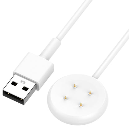 SYSTEM-S USB 3.1 Kabel 100 cm Ladestation für Fitbit Versa 4 3 Sense 2 1 in Weiß
