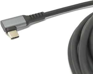 USB 3.2 Gen 1 Kabel 7m Typ C Stecker zu 3.0 Typ A Stecker Adapter Winkel Schwarz