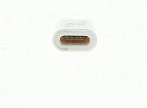 SYSTEM-S USB 3.1 adapter type C female to 2.0 Micro B male cable in white