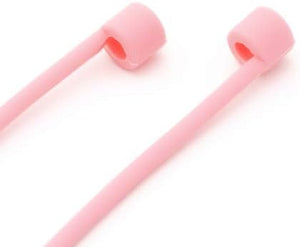 Supporto per cinturino in silicone System-S 10x per cuffie AirPods in rosa