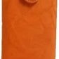 System-S Leder Tasche Etui Sleeve Case Hülle mit Rückzugfunktion Ausziehhilfe in Orange für Samsung Galaxy S2 SII i9100