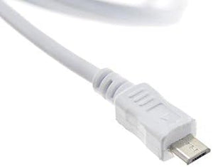 Cavo dati micro USB System-S da 3 m, cavo di ricarica in bianco