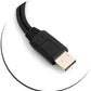 SYSTEM-S Y-Cable Cavo USB 2.0 Tipo A Splitter su 2X Micro USB Cavo dati da 39 cm Cavo di ricarica
