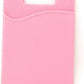 Funda tarjetero de silicona con tarjetero para smartphone System-S 10x en rosa