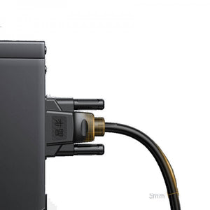 SYSTEM-S VGA Kabel 10 m HD15 Stecker zu Stecker Panel Mount Schraube DSub 15pin Adapter
