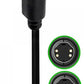 S-Video Kabel 1,8 m – Mini-DIN 4-polig Stecker auf Stecker – Schwarz | System-S