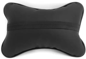 Almohada para el cuello del coche SYSTEM-S, reposacabezas, estilo británico, piel sintética