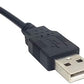 System-S USB Type A male to USB Type A female for panel mount cable 100cm