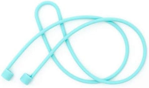 System-S 1x silicone strap holder for AirPods headphones in turquoise