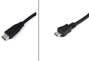 System-S USB Type C 3.1 zu Micro USB 2.0 Host Adapter OTG On the Go Host Kabel 10 cm in Schwarz