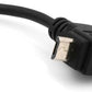 System-S Micro USB Adapter Kabel 90° Winkelstecker 20 cm