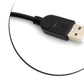 SYSTEM-S Micro USB Kabel 90° grad rechts gewinkelt Winkelstecker Datenkabel Ladekabel ca. 27 cm