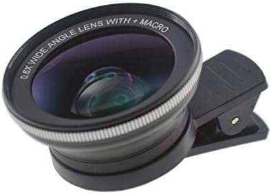 System-S Universal Clip-On Lens Full Screen Wide Angle + Macro Lens for Smartphone and Tablet PC