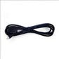 Cable de audio SYSTEM-S Conector jack de 1,5 m para adaptador de radio de coche Opel en negro