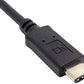 SYSTEM-S USB 3.1 Type C zu USB 3.0 A 90° Kabel Links gewinkelt 32 cm