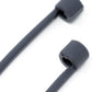 System-S 2x Silikon Halteband Holder für AirPods Kopfhörer in Grau