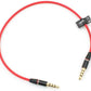 System-S jack da 3,5 mm a 4 pin per jack audio stereo AUX prolunga cavo auricolare 25 cm