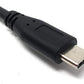 SYSTEM-S USB 3.1 cable 25 cm type C plug to 3.0 micro B plug adapter in black