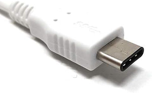 SYSTEM-S USB 3.1 Kabel 10 cm Typ C Stecker zu 2.0 Typ A Buchse Adapter in Weiß