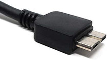 Lade das Bild in den Galerie-Viewer, USB 3.1 Kabel 25 cm Typ C Stecker zu 3.0 Micro B Stecker Adapter in Schwarz
