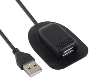 Câble USB 2.0 pour sacs à dos avec adaptateur de port de charge en noir