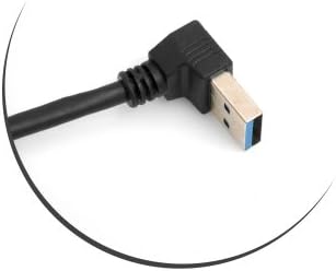 SYSTEM-S Micro USB 3.0 Kabel Mit 90° Winkel – Praktisches Daten- Und Ladekabel Für Festplatten & Smartphones