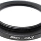 SYSTEM-S Objektiv Adapter 37 mm Gewinde zu 43 mm Step Up Ring in Schwarz für Filter