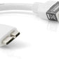 SYSTEM-S 10 cm High Speed Micro USB 3.0 Ladekabel für doppelt so schnelles Aufladen doppelte Ladegeschwindigkeit 2x Schneller in weiß