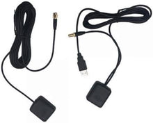 Lade das Bild in den Galerie-Viewer, GPS Verstärker Set mit USB 2.0 Stecker Adapter Kabel in Schwarz für Auto Navi
