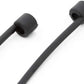 System-S 10x Silikon Halteband Holder für AirPods Kopfhörer in Schwarz