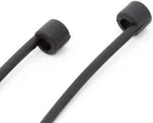 Supporto per cinturino in silicone System-S 10x per cuffie AirPods in nero