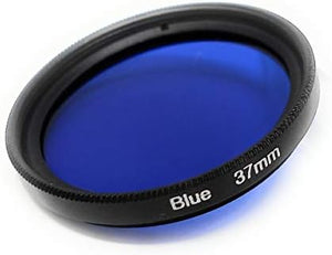 SYSTEM-S Color Filter Blue 37 mm Thread Screw-on Filter for Photography