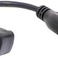 SYSTEM-S Mini HDMI Kabel Stecker 90° gewinkelt zu HDMI Buchse 16 cm
