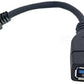 System-S OTG Host USB A 3.0 (female) zu USB 3.1 Type C (male) 90 grad Winkelstecker Adapter Datenkabel Kabel Verlängerung 11 cm