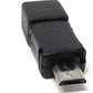 System-S USB 2.0 adapter Micro B male to Micro B female in black