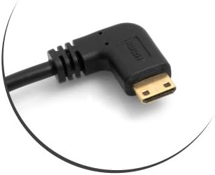 NFHK Cavo Mini HDMI 2.1 ad angolo retto da 90 gradi ultra NFHK Cavo Mini HDMI 2.1 ad angolo retto da 90 gradi ultra